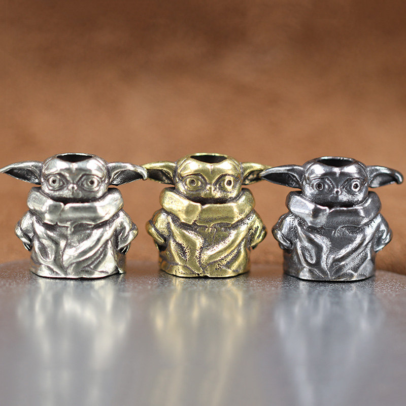Vintage Things Collection - Planet Alien Figurines Brass Knife Beads