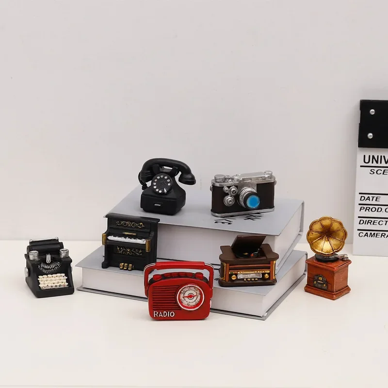 Vintage Collectible Furniture - Vintage Mini Camera Decor Desktop Photography