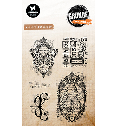 Collectible Vintage Greeting Cards - Vintage butterfly Grunge Collection 2025 New
