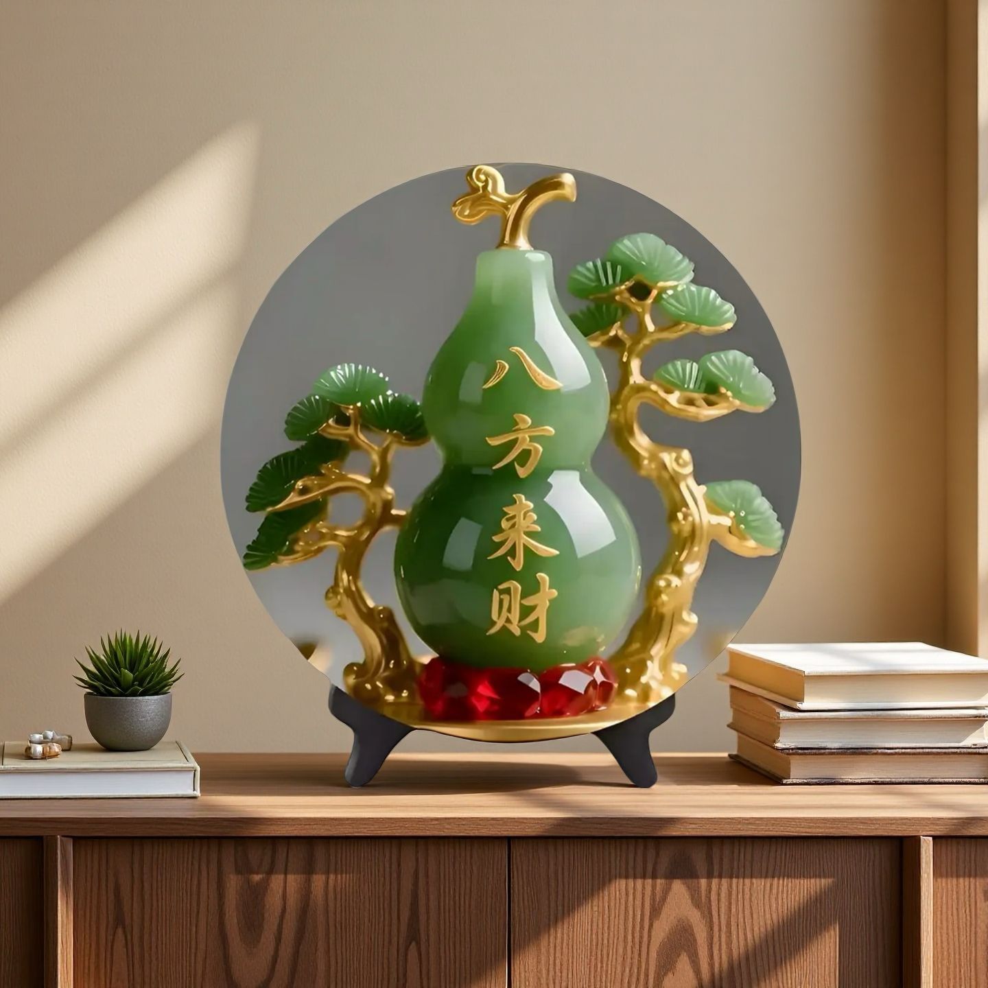 Natural Jade Gourd Figurine Ho - огляд і ціна Vintage Collectible Furniture