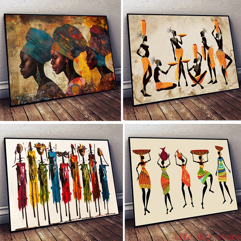 Ethnic African Black Woman Can - огляд і ціна Vintage Things Collection