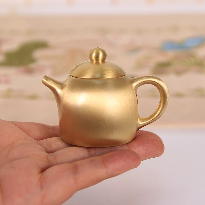 Brass Mini Teapot, Chinese Sty - огляд і ціна Vintage Collectible Furniture