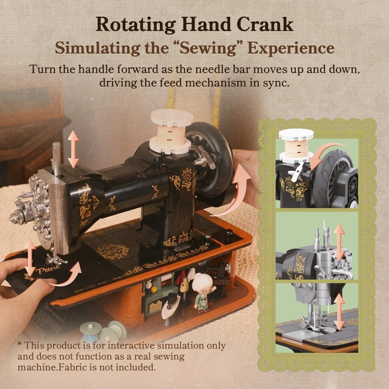 Vintage Hand Crank Sewing Mach - огляд і ціна Vintage Collectible Shop