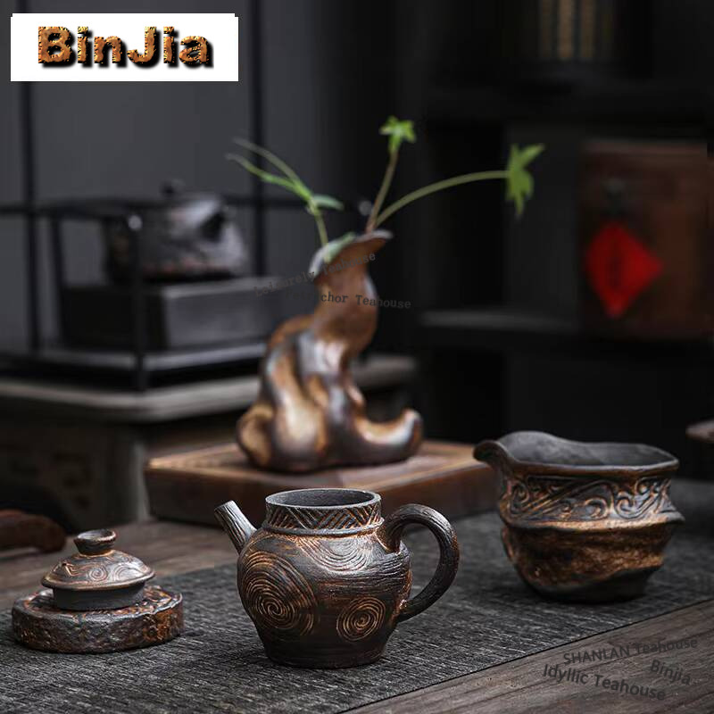 Japanese Old Rock Mud Teapot V - огляд і ціна Vintage Collectible Pottery