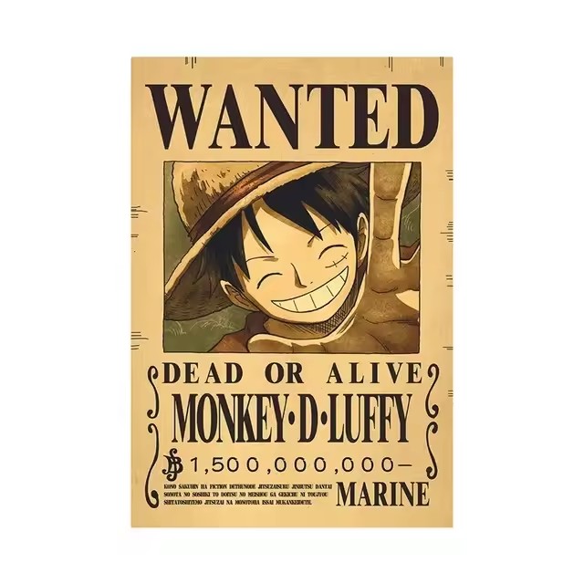Anime One Piece Bounty Wanted  - огляд і ціна Vintage Collectible Items