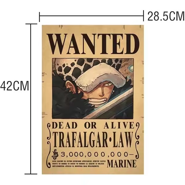 Anime One Piece Bounty Wanted  - огляд і ціна Vintage Collectible Items