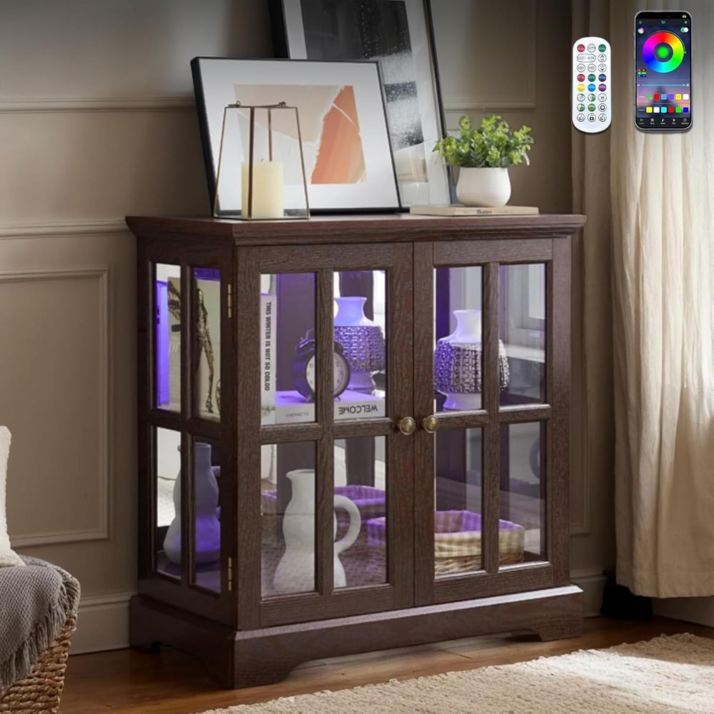 32 High LED-Lit Curio Cabinet  - огляд і ціна Collectible Collection