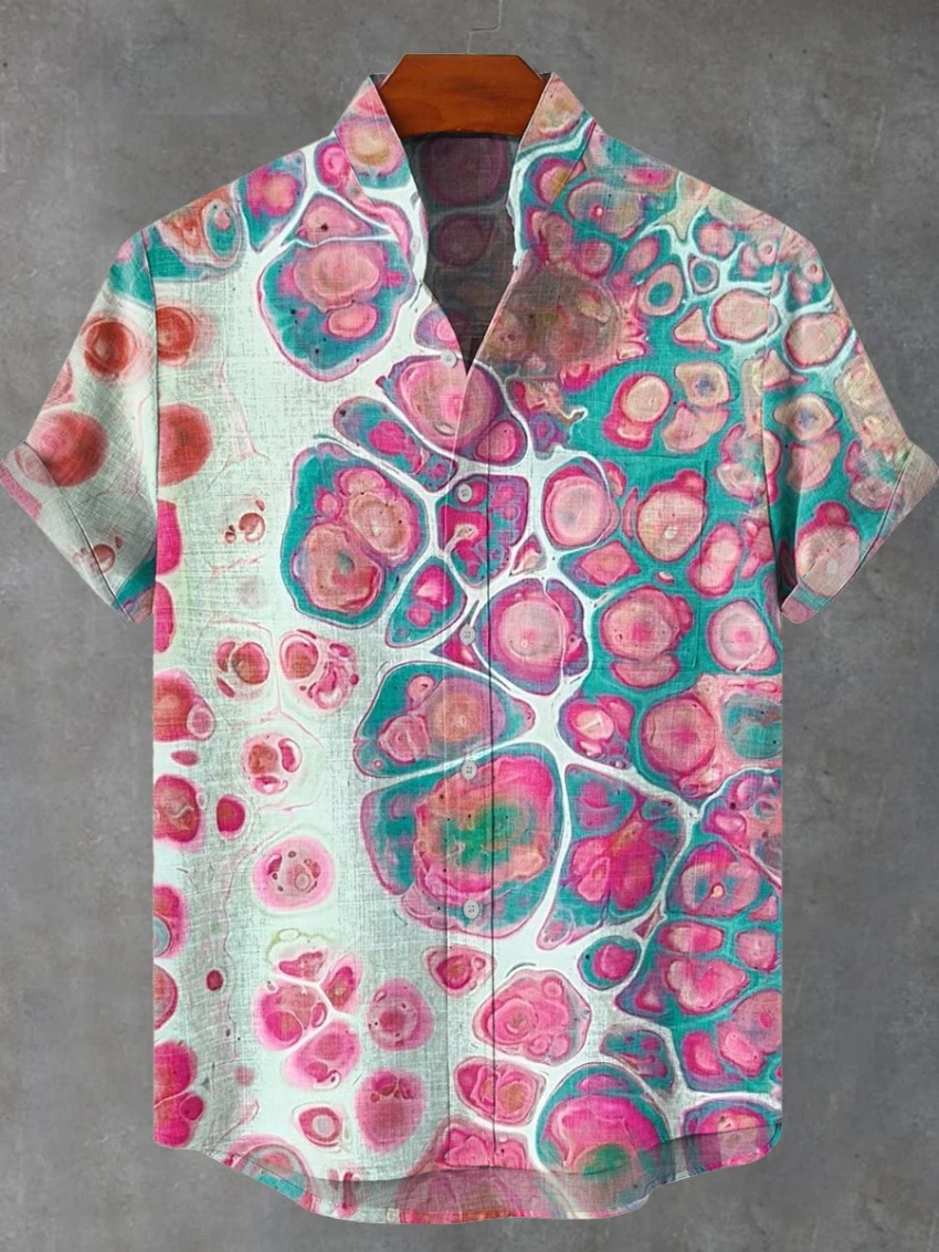 New Men's Short Sleeve Linen S - огляд і ціна Vintage Collectible Shop