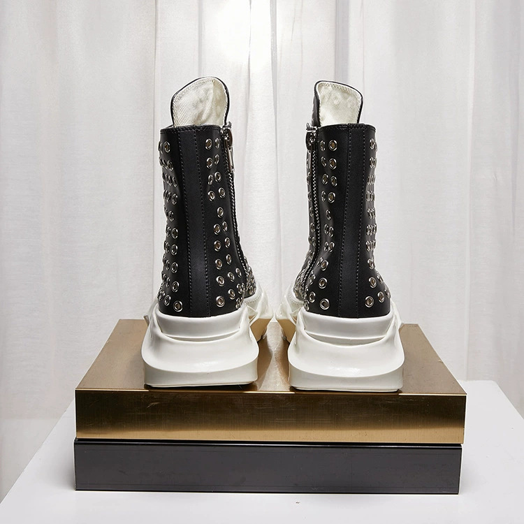 Vintage Men Shoes High-TOP Pla - огляд і ціна Vintage Zipper