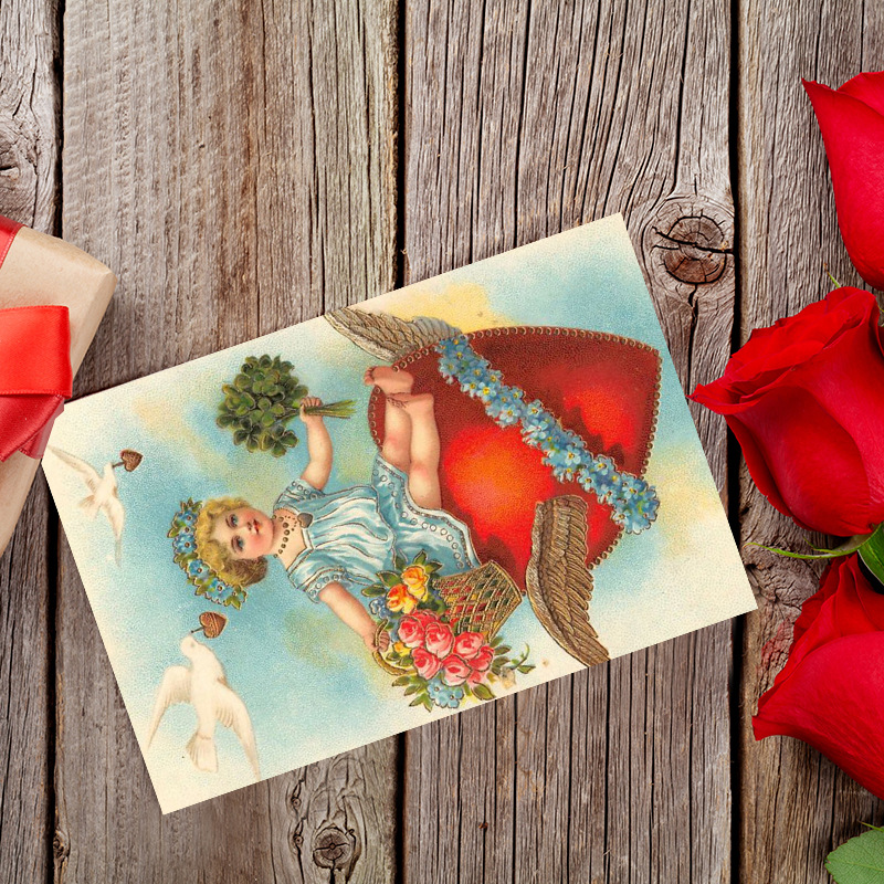 12pcs Valentine's Day Vintage  - огляд і ціна Collectible Vintage Greeting Cards