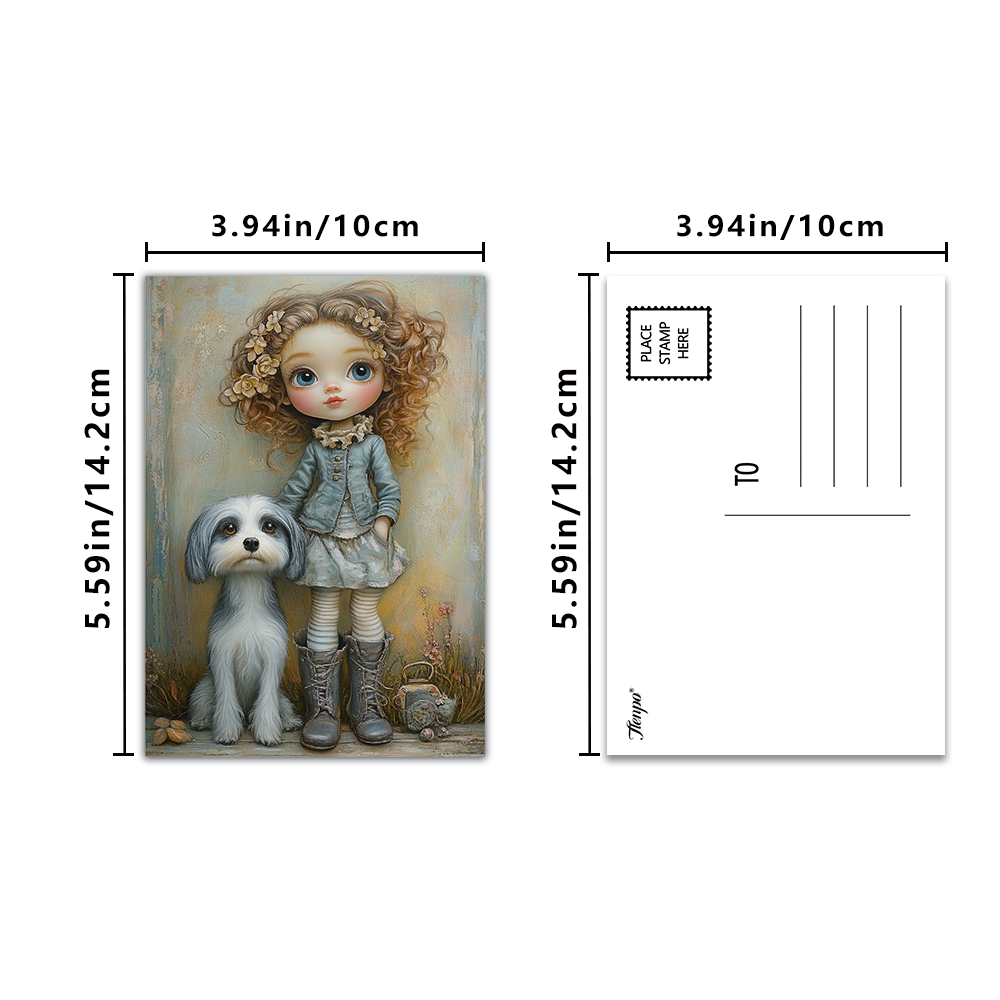 32pcs Vintage Cute Doll Postca - огляд і ціна Vintage Toy Collector